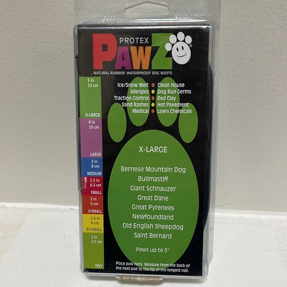 Paws rubber boots for dogs size X Large - Picture 2 of 2